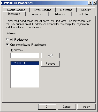 Windows Server 03 Configuring Dns Server Properties Exploring Dns Server Properties Tabs Windows Server Tutorial Wmlcloud Com