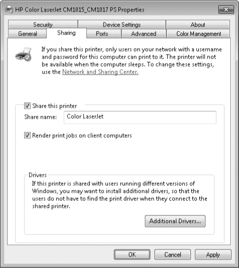 Sharing Resources With Older Windows Versions Part 4 Sharing A Printer Setting Server Properties Windows 7 Tutorial Wmlcloud Com