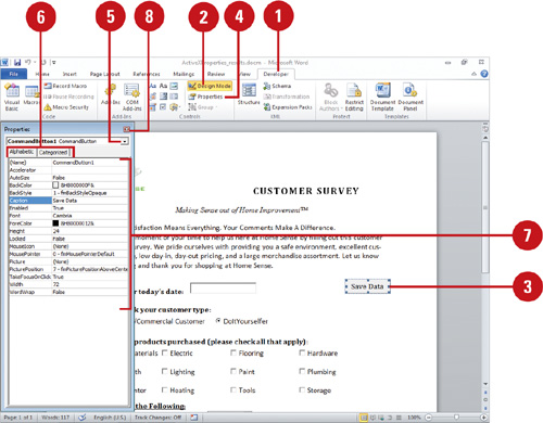 active x content control microsoft word